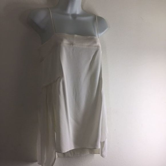 Helmut Lang Ecru Hi/Low Spaghetti Strap Ca… - Picture 8 of 15